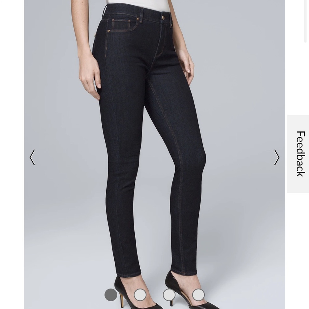 White House Black Market High Rise Sculpt Jean, 6R